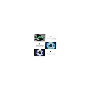 【並行輸入品】Unomor Bicycle hub Light Rechargeable Bike Light Bike Wheel Ligh_8