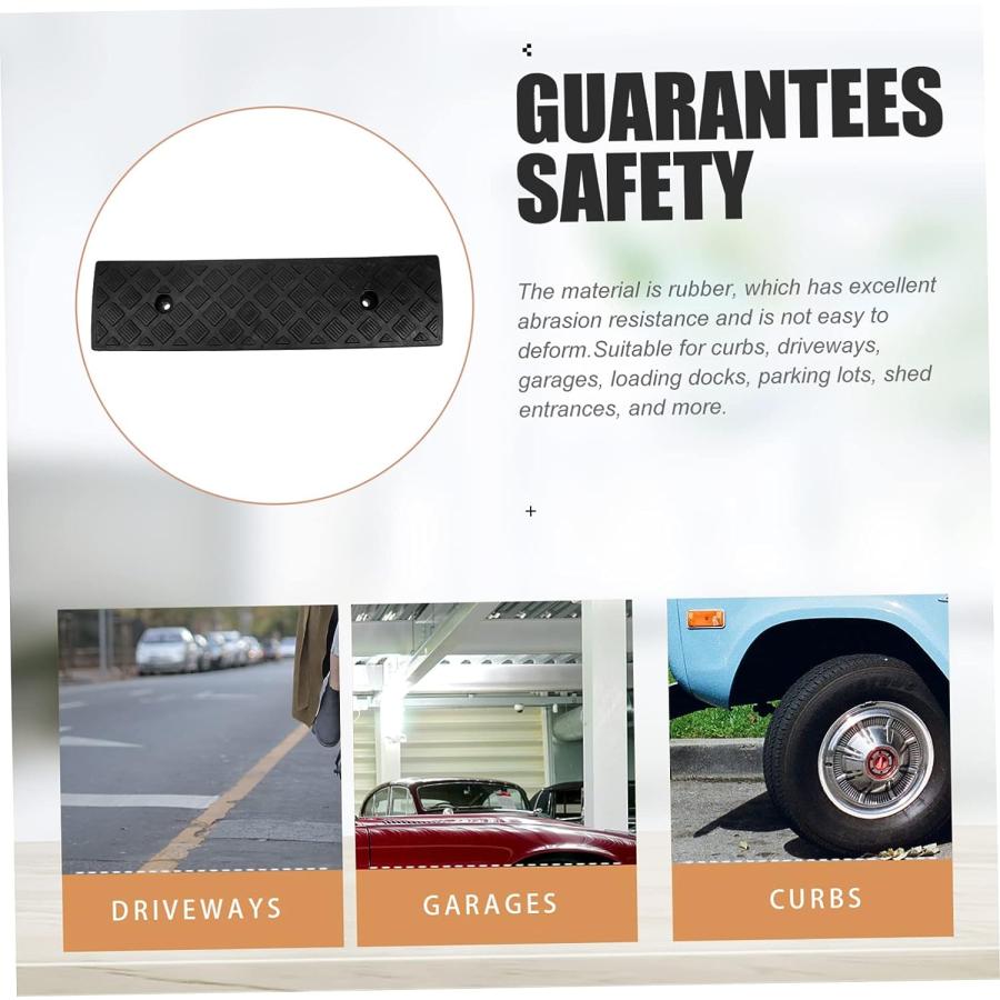 【並行輸入品】FAVOMOTO Step Mat Slope Mat Ramps for Trucks Rubber Curb Ramp Mot　並行_4