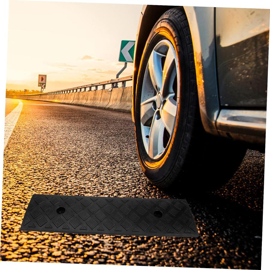 【並行輸入品】FAVOMOTO Step Mat Slope Mat Ramps for Trucks Rubber Curb Ramp Mot　並行_6