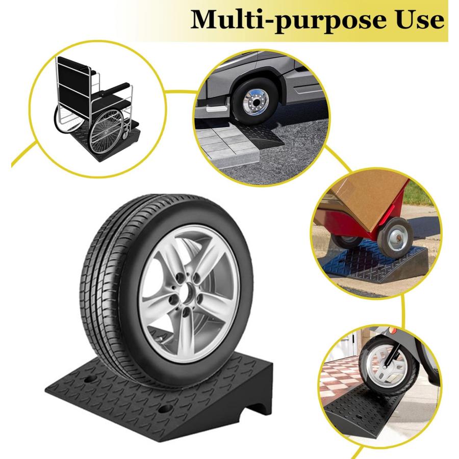 【並行輸入品】Doorways Threshold Ramp for Lawn Mower Wheelchair Motorcycle， He_6