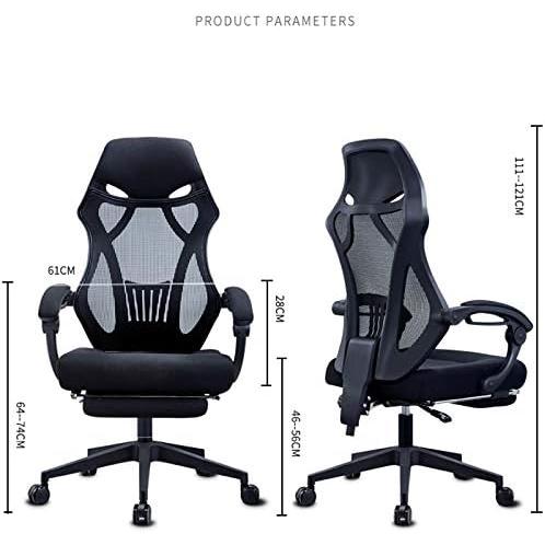 【並行輸入品】HALOU Office Chair Ergonomic Desk Chair Mesh Computer Chair Lumba_5