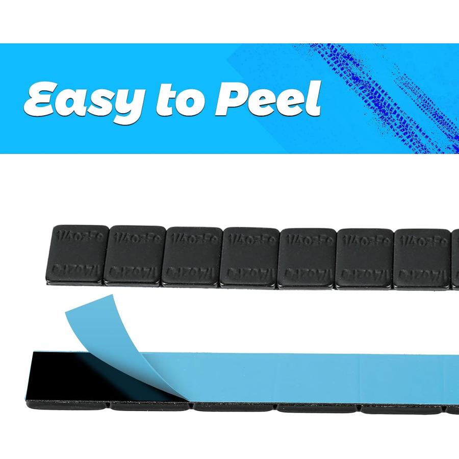 【並行輸入品】EASYBERG 1/4 oz Stick on Wheel Weights Adhesive Back Easy to Pe　並行_3