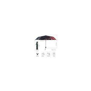 ZENWAWA Painting Tropical Leaves Travel Umbrella Auto Open and C 並行輸入品｜import-tabaido｜09