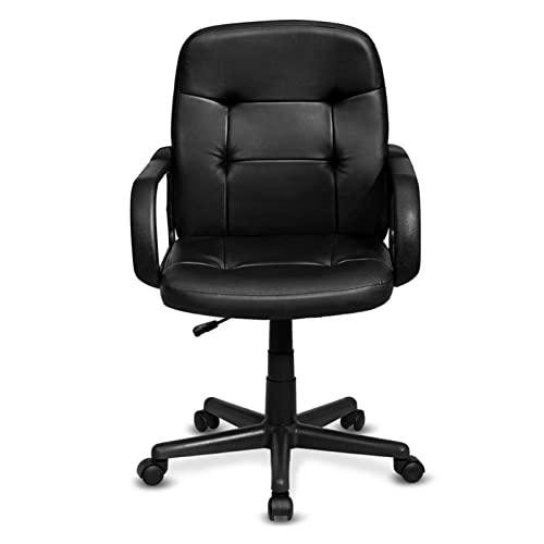 【並行輸入品】JFGJL Conference Chairs Ergonomic Mid Back Office Chair Swivel D_1