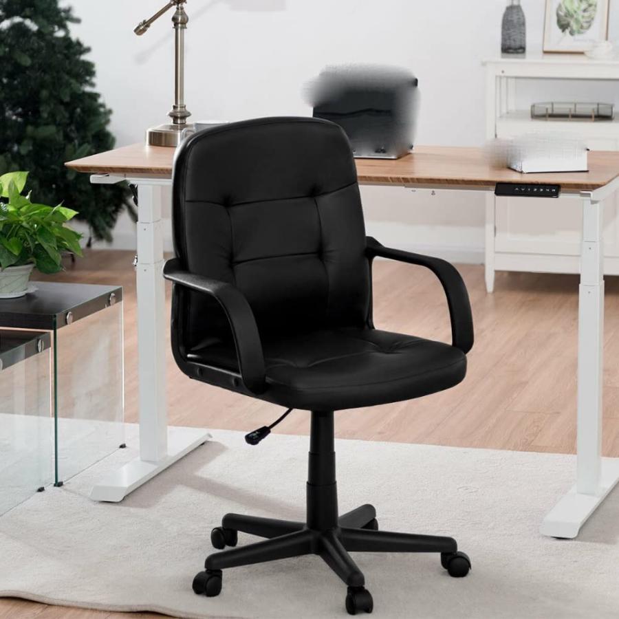【並行輸入品】JFGJL Conference Chairs Ergonomic Mid Back Office Chair Swivel D_9