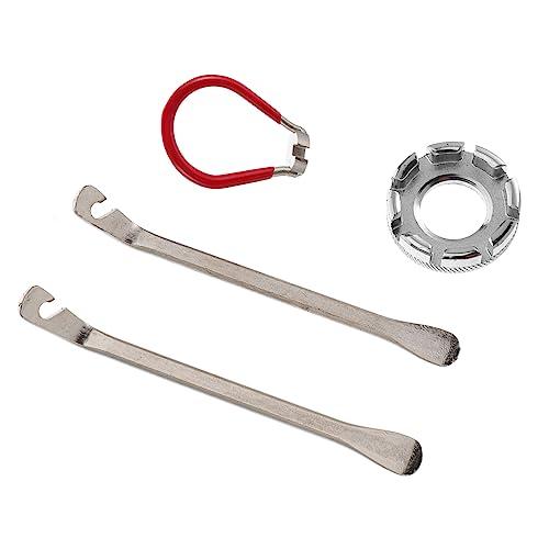 【並行輸入品】Toddmomy 4 Pcs wrench bike tools tire lever t tool spoke key kit_1