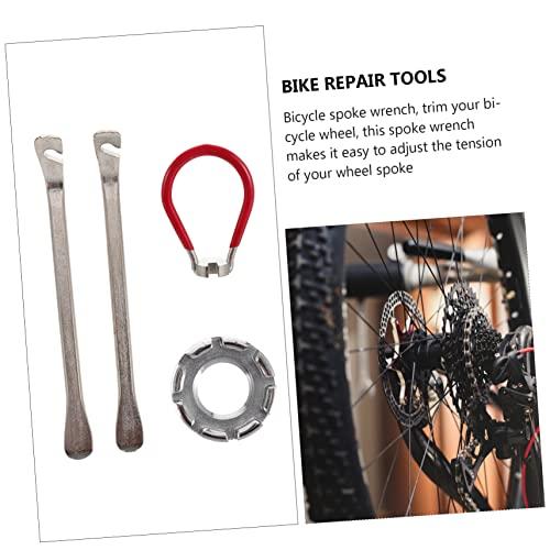 【並行輸入品】Toddmomy 4 Pcs wrench bike tools tire lever t tool spoke key kit_4