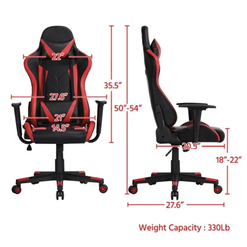 【並行輸入品】JFGJL Executive Adjustable High Back Faux Leather Swivel Gaming_3