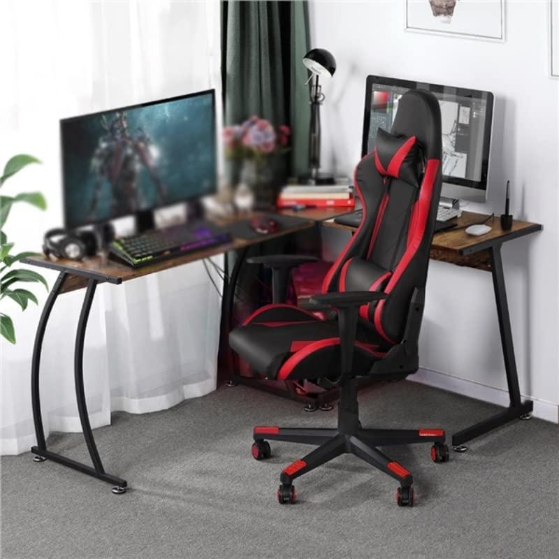 【並行輸入品】JFGJL Executive Adjustable High Back Faux Leather Swivel Gaming_5