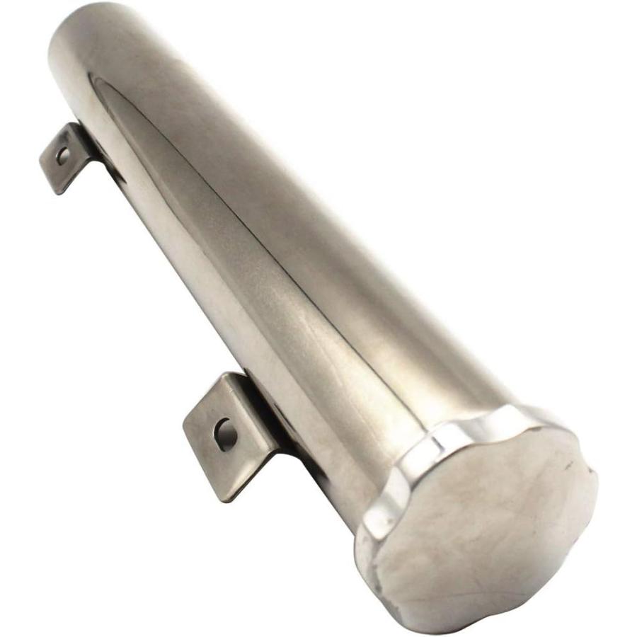 流線型シルバー金属タンク 並行輸入品】SHLPDFM シルバーオーバーフロータンク 2インチ x 13