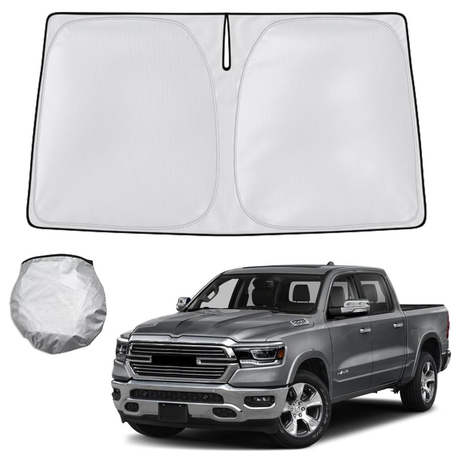 並行輸入品】SONRUIJIE フロントガラス サンシェード ダッジ・ラム