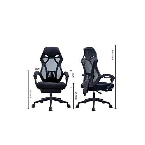 【並行輸入品】JFGJL Office Chair Black Swivel Mesh Computer Ergonomic Chair Hi_4