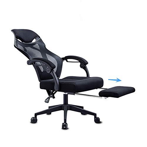 【並行輸入品】JFGJL Office Chair Black Swivel Mesh Computer Ergonomic Chair Hi_7