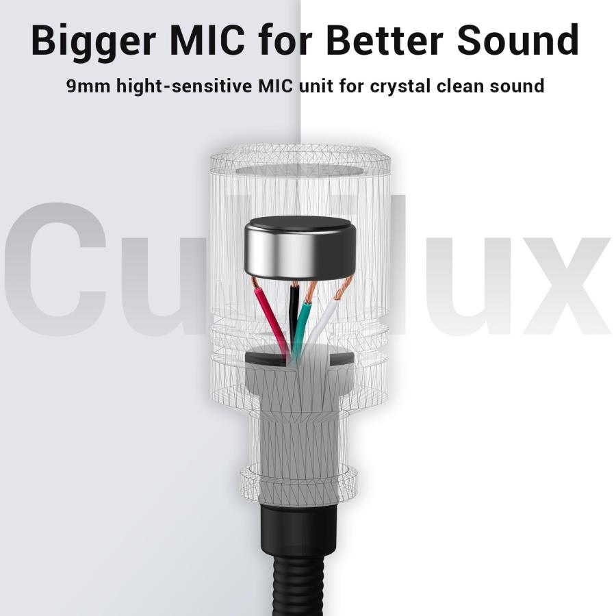 Cubilux USB C Gooseneck Microphone, Type C External Mini MIC wit 並行輸入品｜import-tabaido｜10