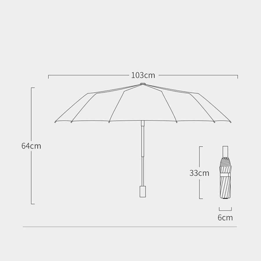 【並行輸入品】ZAINEE Uv Umbrella 16Ribs Large Strong Fully Automatic Umbrella F　並行の画像
