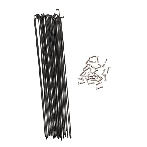 【並行輸入品】HONMEET 30Pcs bicycle spokes steel spokes for bike road bike spo_1