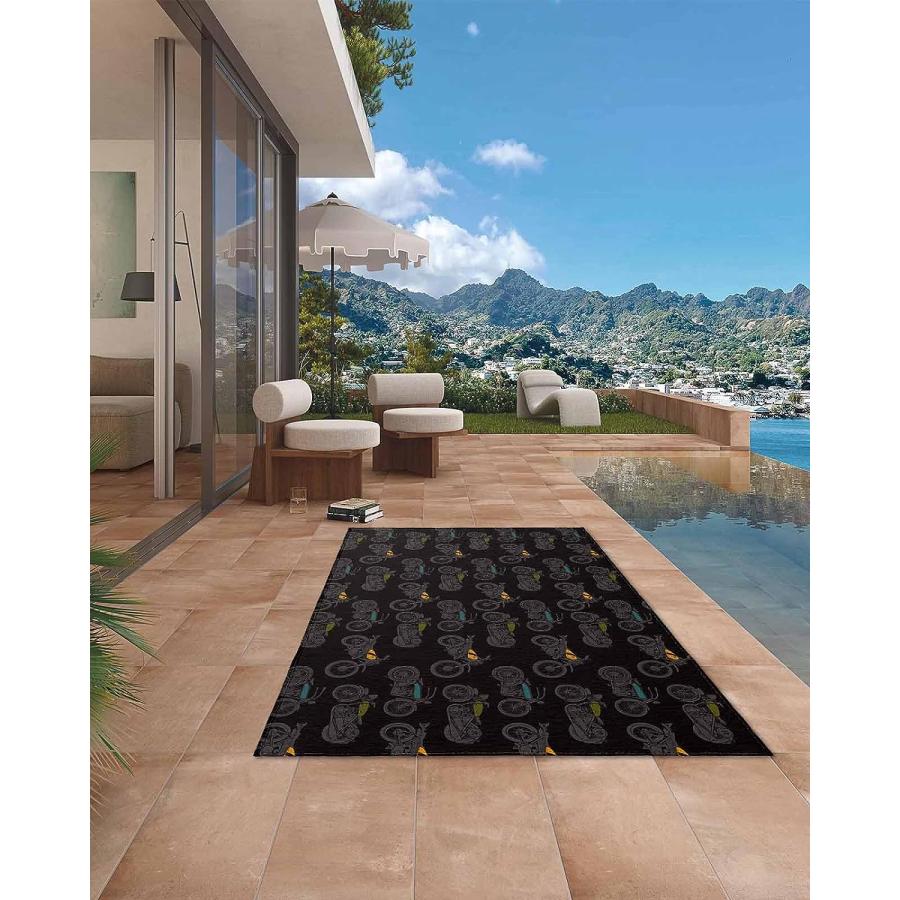 BedSweet Outdoor Rug for Patio Clearance Camping Rugs Outside Ind　並行輸入｜import-tabaido｜04