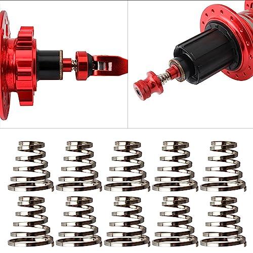 【並行輸入品】10Pcs Stainless Steel Bike Wheel Skewer Spring Replacements Moun_4