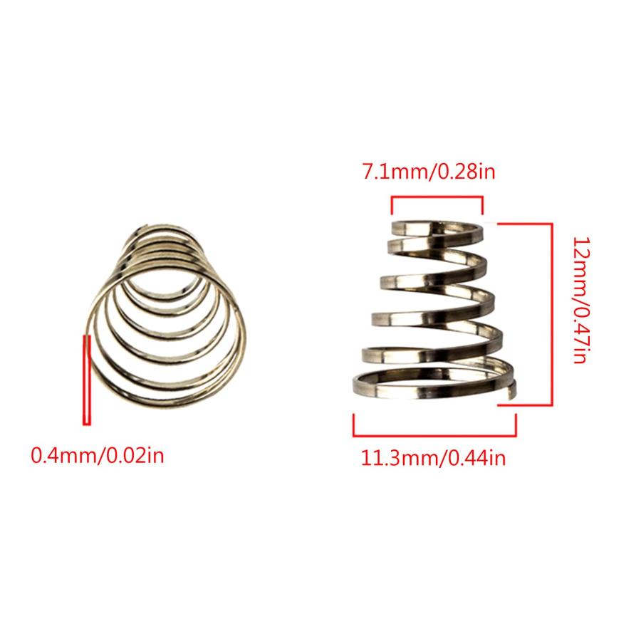 【並行輸入品】10Pcs Stainless Steel Bike Wheel Skewer Spring Replacements Moun_6