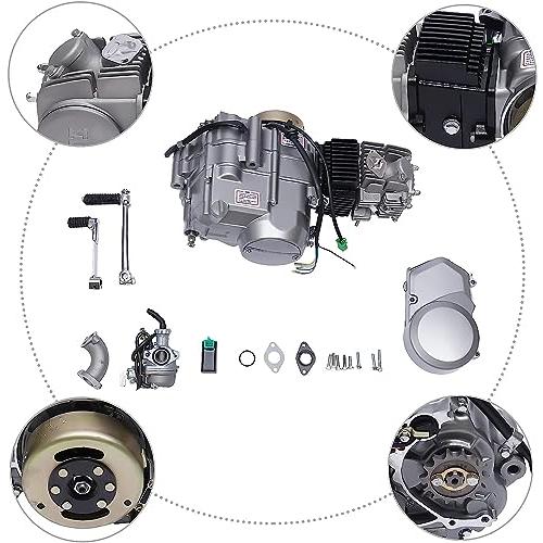 【並行輸入品】125cc 4 Stroke Engine Motor, Single Cylinder Motor Engine Manualの画像