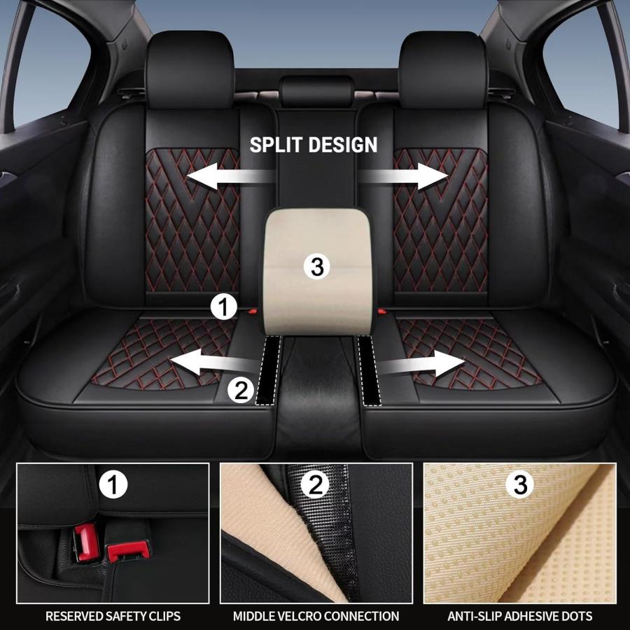 【並行輸入品】IKABEVEM Full Set Car Seat Covers Fit for Jeep Wrangler 2003-2017 並行_1