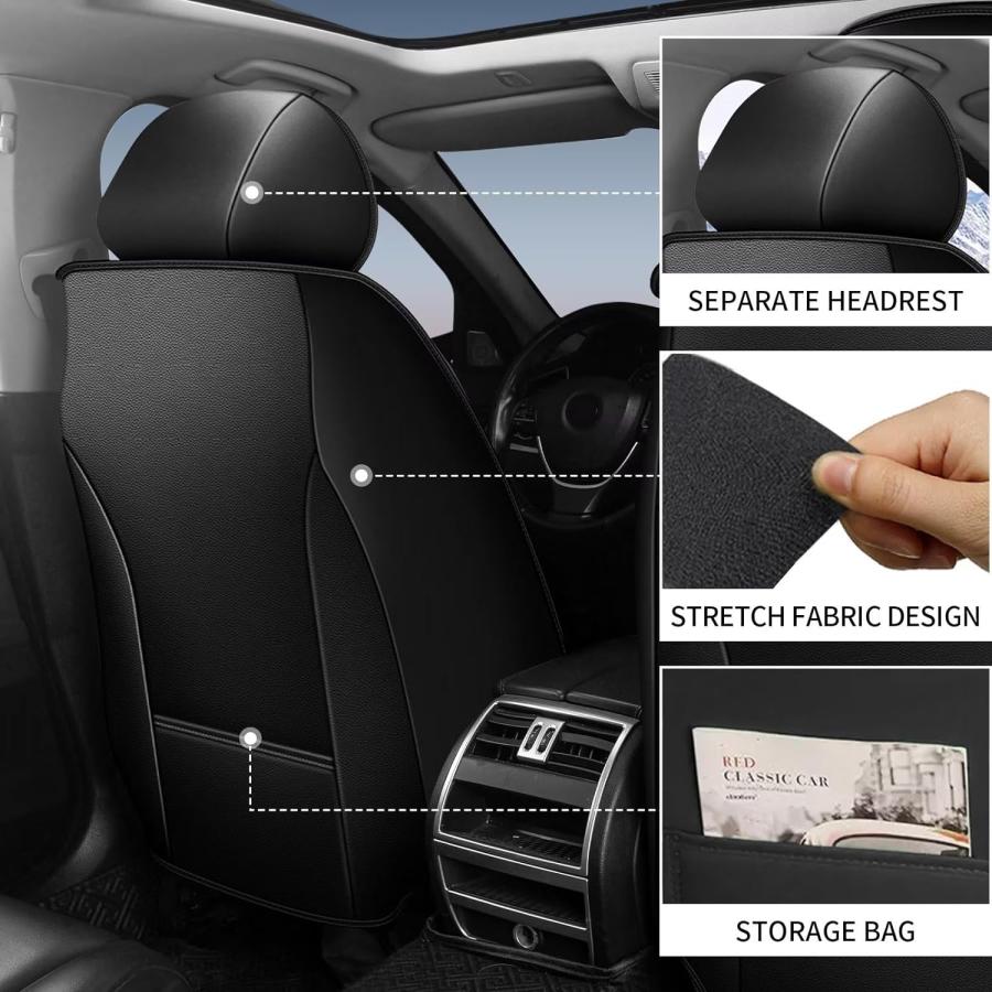 【並行輸入品】IKABEVEM Full Set Car Seat Covers Fit for Jeep Wrangler 2003-2017 並行_2
