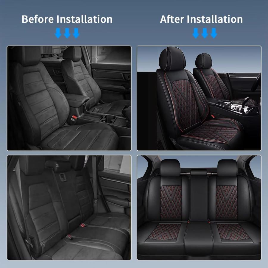 【並行輸入品】IKABEVEM Full Set Car Seat Covers Fit for Jeep Wrangler 2003-2017 並行_6