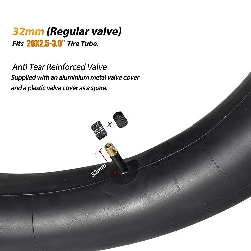 並行輸入品】2パック 26x3.0 ファットバイクタイヤチューブ 26インチ