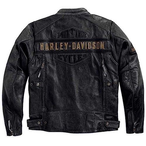 【並行輸入品】Harley Men’s Passing Link Biker Jacket   Davidson Triple Vents C_1