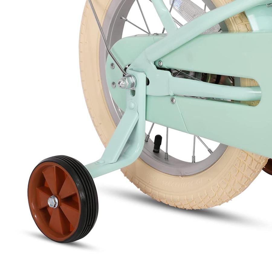 【並行輸入品】JOYSTAR (ジョイスター) 12インチ キッズバイク 3 4歳の幼児用 12 女児用 トレーニングホイール&バスケット付き | ブランド登録なし | 09