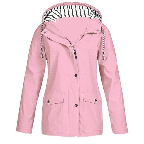 【並行輸入品】Jackets for Women Outdoor Hooded Windbreaker 3 in 1 Ski Jacket I_1