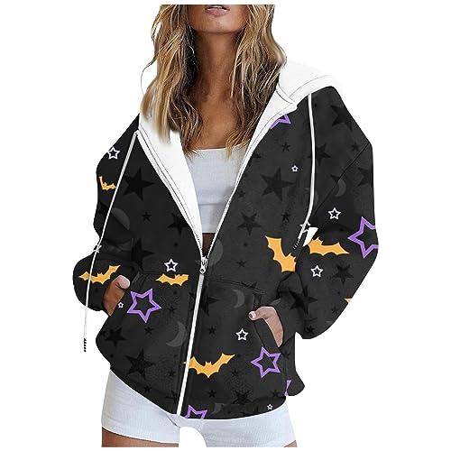 【並行輸入品】DOPOCQ Sweatshirts Women Halloween/Fall Women Clothes Womens Jac_1