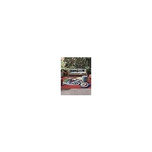【並行輸入品】Outdoor Rug,4x6 ft Merry Christmas Santa Claus Carrying Gifts onの画像
