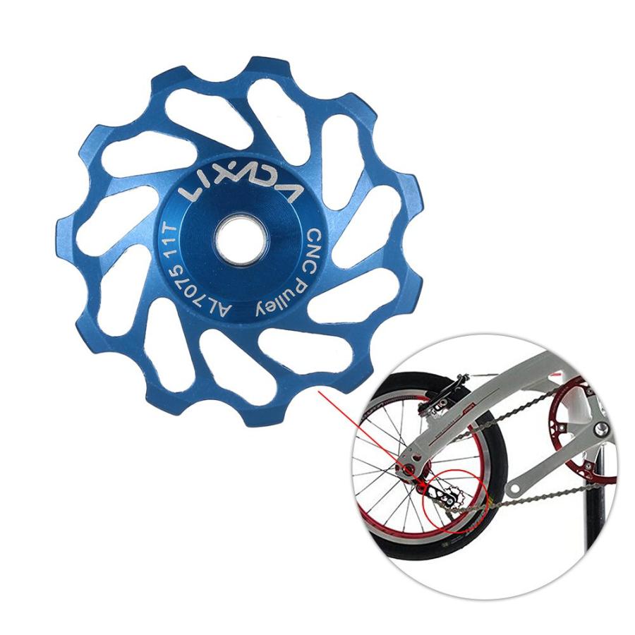 【並行輸入品】Metal Wheel，Ceramics Bearing，HUIOP MTB Road Bike Ceramic Pulley_6