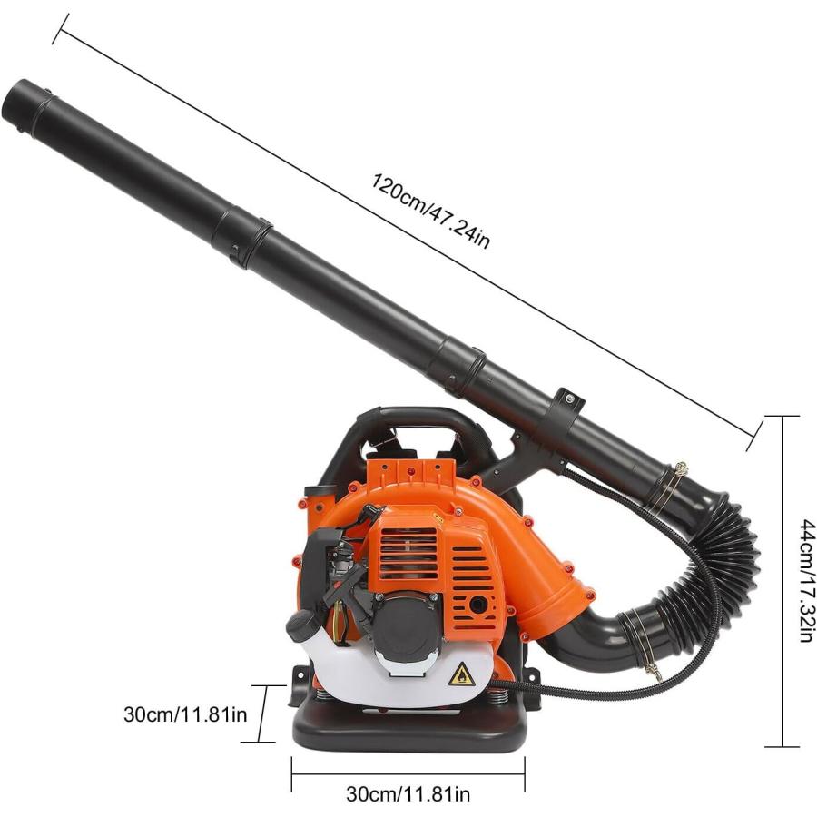 【並行輸入品】Leaf Blower  Backpack Gas Powered 42.7CC Small Cordless Portabili 並行の画像