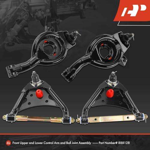 【並行輸入品】A Premium Heavy Duty Front Upper & Lower Tubular Control Arm Kitの画像