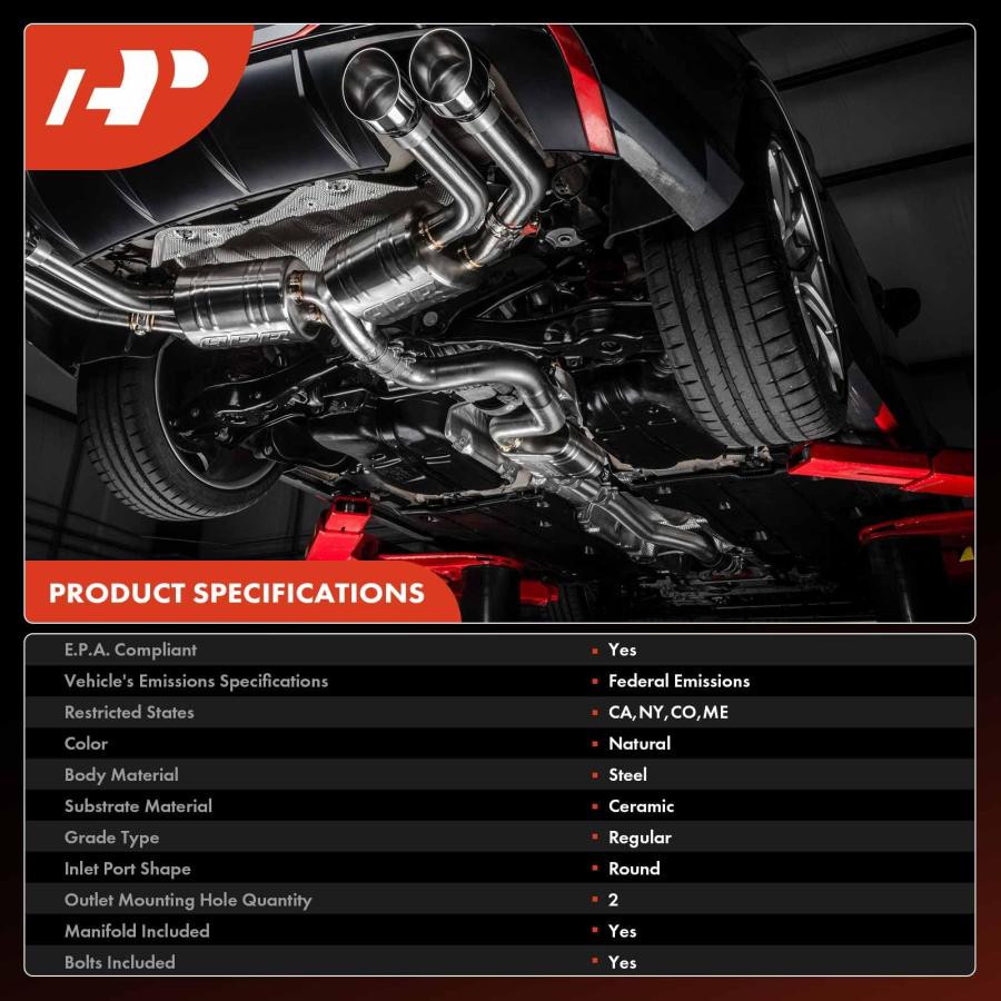 【並行輸入品】A Premium Exhaust Manifold Catalytic Converter Kit Direct Fit Coの画像