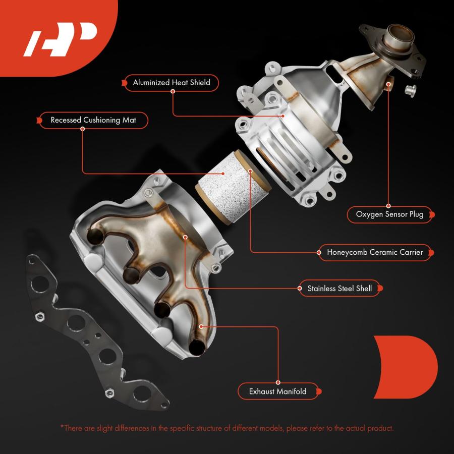 【並行輸入品】A Premium Exhaust Manifold Catalytic Converter Kit Direct Fit Coの画像