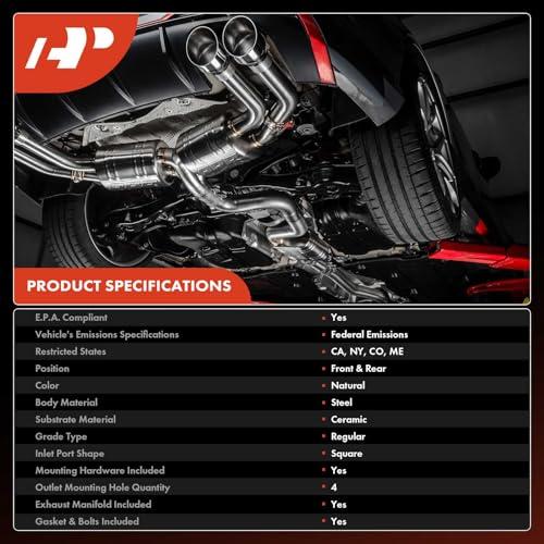 【並行輸入品】A Premium 2 PC Front & Rear Exhaust Manifold Catalytic Converterの画像