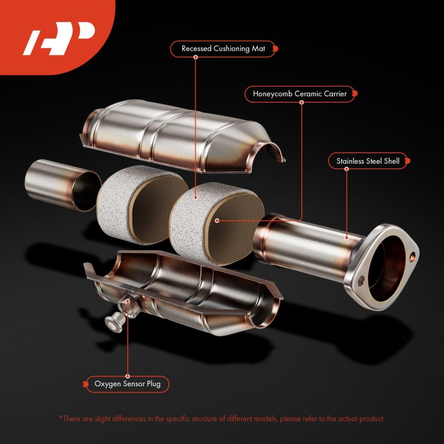 【並行輸入品】A Premium 2 PC Front & Rear Exhaust Manifold Catalytic Converterの画像