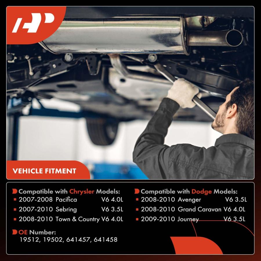 【並行輸入品】A Premium Left and Right 2 PC Exhaust Manifold Catalytic Convertの画像
