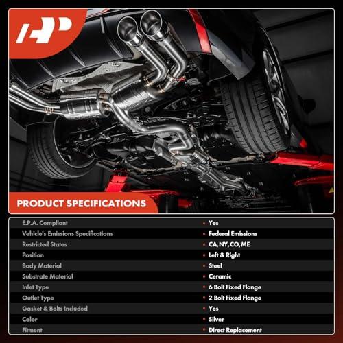 【並行輸入品】A Premium Left and Right 2 PC Exhaust Manifold Catalytic Convertの画像