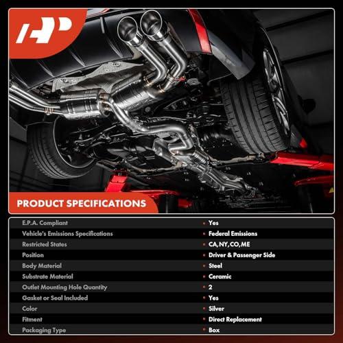 【並行輸入品】A Premium Left and Right 2 PC Exhaust Manifold Catalytic Convertの画像