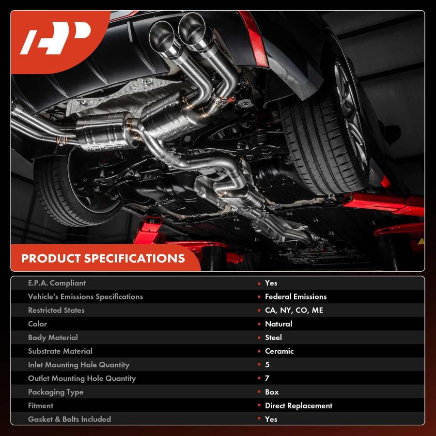 【並行輸入品】A Premium Exhaust Manifold Catalytic Converter Kit Direct Fit Coの画像