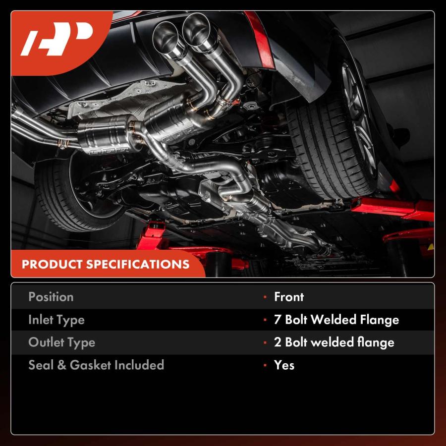 【並行輸入品】A Premium Front Exhaust Manifold Catalytic Converter Kit Directの画像