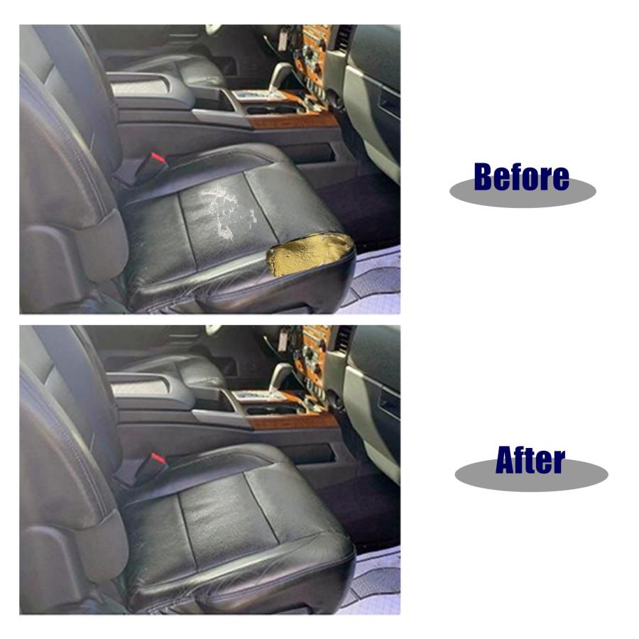 AOUTTUOA Driver Bottom Leather Seat Cover Fit for Nissan Titan P 並行輸入品