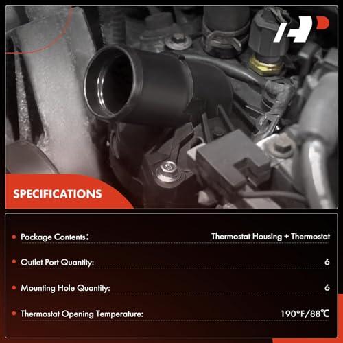 【並行輸入品】 A Premium Engine Coolant Thermostat Housing Assembly with Seal Cの画像