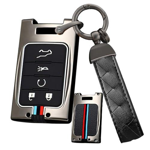 並行輸入品】Ysbxitu 5ボタンメタルリモートキーフォブカバー