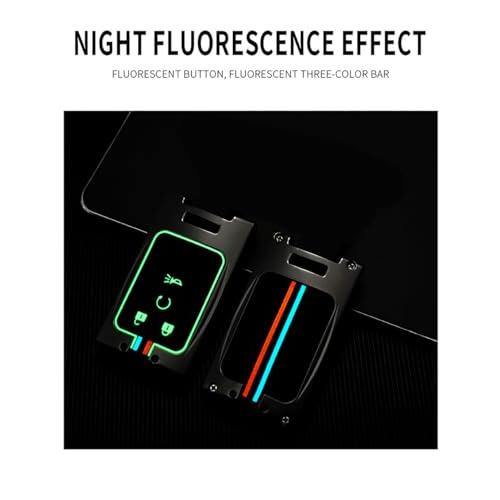 並行輸入品】Ysbxitu 5ボタンメタルリモートキーフォブカバー