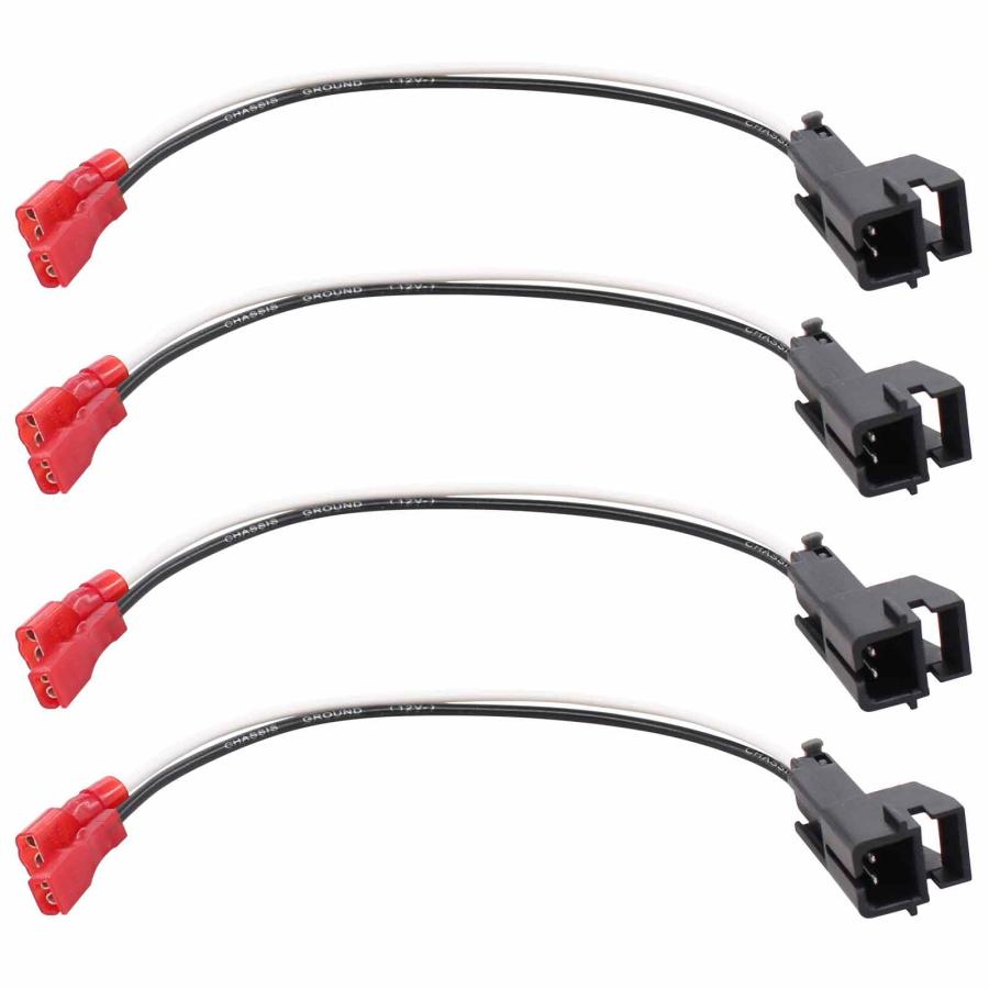 並行輸入品】ApplianPar 4個 カースピーカー ワイヤー ケーブル 配線